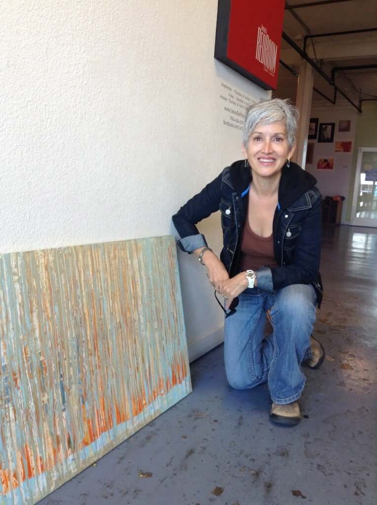 Jana's Featured Artist is Nancy Good. Come see this abstract on wood panel and others now through the holidays! I am so blessed to know this lady and to get to show her work!