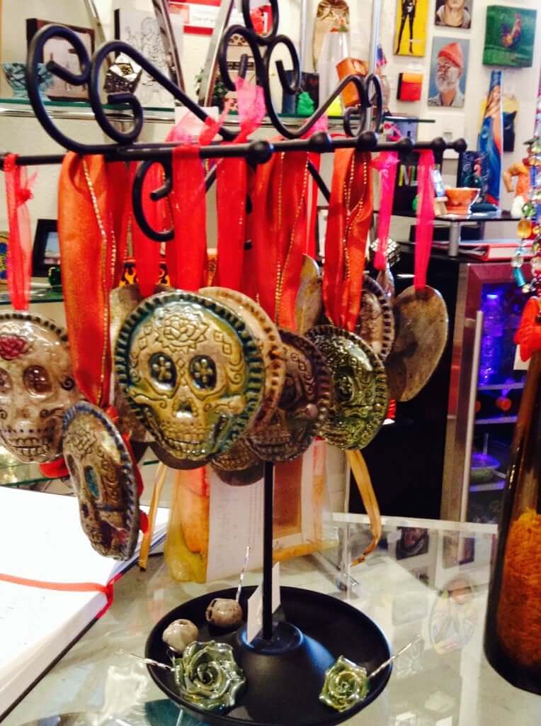Day of the Dead Holiday Ornaments Michelle Gomez Houk.